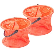 더조넷 水彩畫水桶 2入, a 橘色