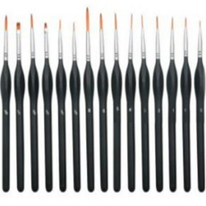 Rira油畫用刷具 15 15種組, 1套, 15種