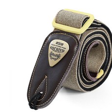 牛仔系列吉他背帶 卡其色, 1個