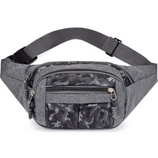 Wider Home 多功能健身迷彩腰包, 黑色