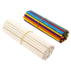 單色與彩色硬質棒 16 插棒 15mm 原色 角形, 單一顏色, 50個