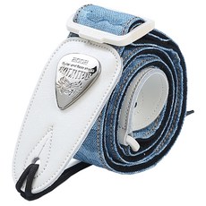 單色不同厚度吉他背帶 16 迷彩系列 天藍色, 1個