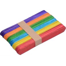 漂亮的冰棒棍 06色 150mm, 150個, 混合顏色