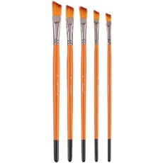 Lyra 油畫斜頭筆刷組, 5種, 1套