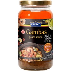 OTTOGI 不倒翁 FRESCO橄欖油蒜味蝦義大利麵醬, 1罐, 380g