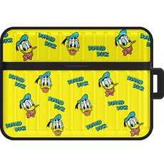 Disney 迪士尼 彩色復古裝甲行李箱保護殼, AirPods Pro 2代, 唐老鴨