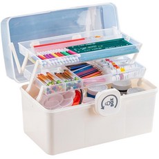 세가지타입 화구박스 04 화이트 L