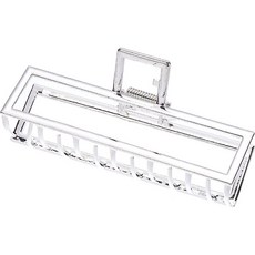 수스다 빅사이즈 10.5cm 사각 메탈 롱 헤어 집게핀 4159