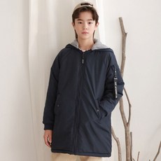 Nanajuni 兒童款O2保暖街頭風鋪棉外套 內刷毛