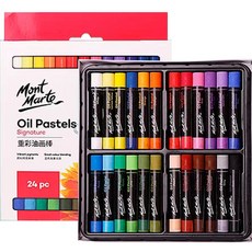 含螢光色油畫棒 02 厚重組合, 24色, 1套