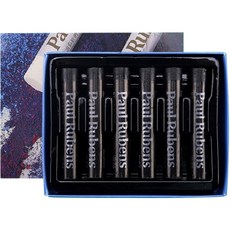 原創油畫棒 03 黑色 6入, 1色, 1個