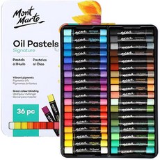 含螢光色 油性粉彩 03 重磅組合, 1套, 36色