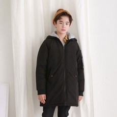 Nanajuni 兒童款O2保暖街頭風鋪棉外套 內刷毛