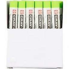 SAKURA 單色油畫棒25熒光綠, 1 種顏色, 1個