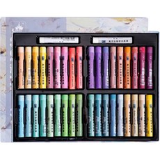 特殊油性粉彩 15 莫蘭迪 36色 + 白色 2入組, 1套