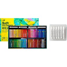 Kuelox 特殊油畫棒04經典48色+白色6p一套, 1套