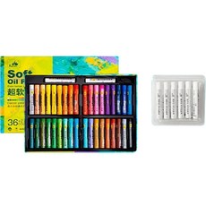 Kuelox 特殊油畫棒 01 經典 36色 + 白色 6入組, 1套