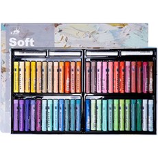 kuelox 超軟油畫棒19 莫蘭迪48色+白色 4支入, 1套