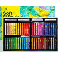 kuelox 超軟油畫棒20 經典48色+白色 4支入, 1套