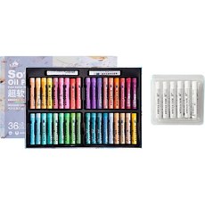 特殊油畫棒 03 莫蘭迪 36色 + 白色 6入組, 1套