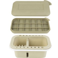 長方形分隔美術用洗筆水桶 S56, 1型