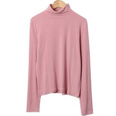 린다샵 여성용 에리조 컬러 골지 폴라 긴팔티 cpt10705k29