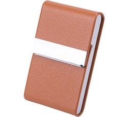민코 가죽 명함케이스 M0068 2p, 오렌지(M00688)