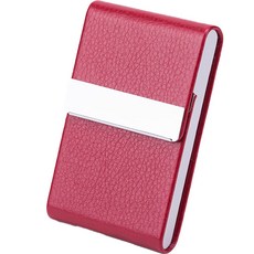 민코 가죽 명함케이스 M0068 2p, 레드(M00682)