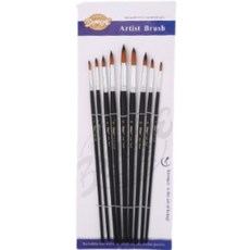 Lira 多用途長木水彩筆套組 6, 1套, 9種