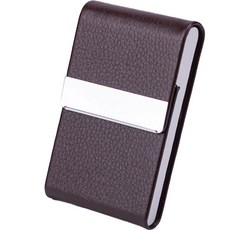 민코 가죽 명함케이스 M0068 2p, 브라운(M00685)