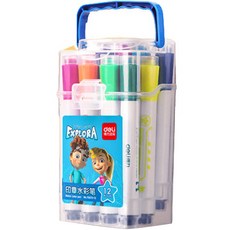 deLi Jonnet水彩筆12顏色, 1套, 混合顏色