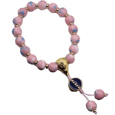 앤도 심플 도자기 염주, 핑크, 1개