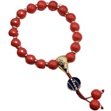 Ando 簡約陶瓷念珠, 紅色, 1個