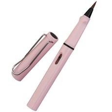 金屬萬年筆風毛筆 18 馬卡龍粉, 1個, 中