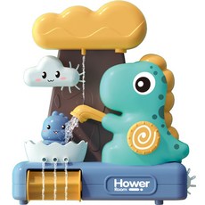 圓形和圓形恐龍淋浴玩具, 薄荷