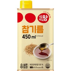 식자재왕 참기름, 450ml, 1개