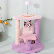 Gatsby雲朵貓咪塔 3層, 1個, 淺紫色
