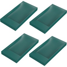 MONACO OLIVE 矽膠肥皂架, 翡翠綠, 4個