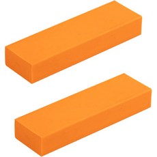 摩納哥橄欖鱗片橡皮擦橙色條, 2個