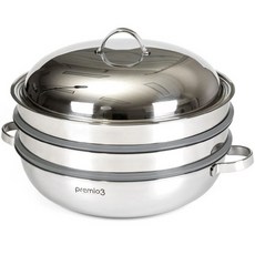 廚藝感應Premio 3通三層三層蒸鍋混色10572, 36厘米, 1個