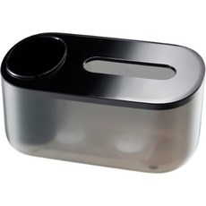 JCP收納衛生紙套, 黑色的, 1個