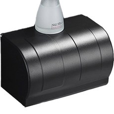 JCP 모던 셰이프 스틸 티슈 홀더, C 블랙, 1개