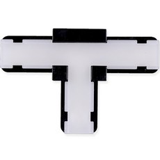 원하 라인아트 부속품 T자 연결부속 LED2W 전구색, 블랙