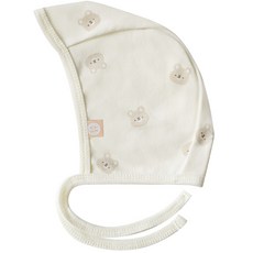 BABY&I 孩童圖案印花包頭帽