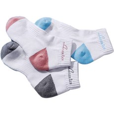 LICATA 女款日常襪子 3款組合, 藍色, 灰色, 粉色