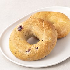 프레시오늘 신선냉장 쫄깃촉촉 베이글 플레인 + 블루베리 세트, 1세트