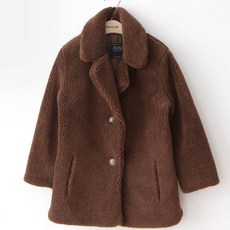 Nanajuni 兒童O2蓬鬆泰迪熊大衣