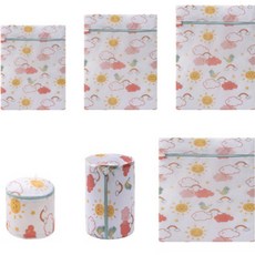 So&Young 彩虹印花洗衣袋6件組, 1套, 6入