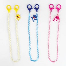 孩童碰碰狐鯊魚口罩掛鍊 3件組