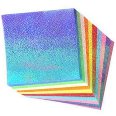 達沙巴巴 手工材料 珠光色紙 7cm, 100個